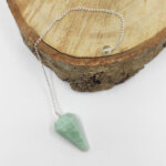 Amazonit Taşı Doğal Taş Pandül Kolye