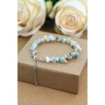 Amazonit Taşı Kırık Doğal Taş Bileklik