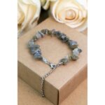 Labradorit Taşı Kırık Doğal Taş Bileklik