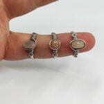 Güneş Taşlı Doğal Taş Yüzük