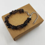 Dumanlı Kuvars Taşı Kırık Doğal Taş Bileklik