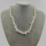 Kristal Kuvars Kırık Doğal Taş Kadın Kolye