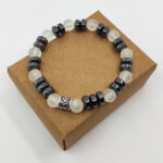 8 MM Doğal Selenit Taşı Bileklik