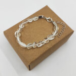 Şekilsiz Kristal Kuvars Taşı Doğal Taş Bileklik