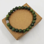 8 MM Küre Kesim Yeşim Taşı Bileklik