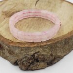Pembe Kuvars Taşı Doğal Taş Kadın Bileklik