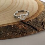 Kristal Kuvars Taşlı Doğal Taş Yüzük