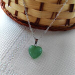 Kalp Kesim Aventurin Taşı Kolye